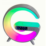 Стильный RGB ночник с беспроводной зарядкой и Bluetooth колонкой
